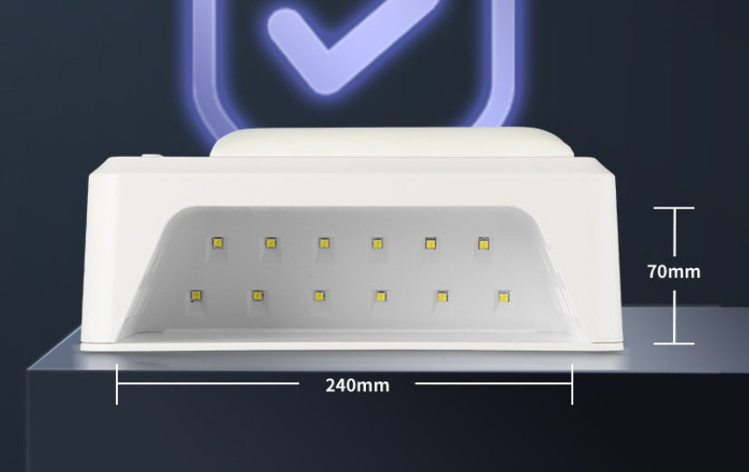 Cuscino per mani, lampada UV ad alta potenza per unghie, asciugatura rapida.