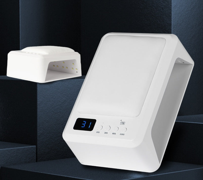 Cuscino per mani, lampada UV ad alta potenza per unghie, asciugatura rapida.