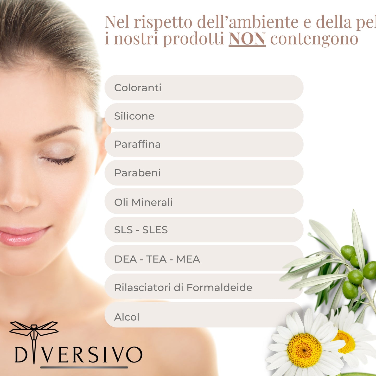 Contorno Occhi Anti-Età con Acido Ialuronico, Camomilla e Olio d'Oliva - Vegano, Senza Parabeni