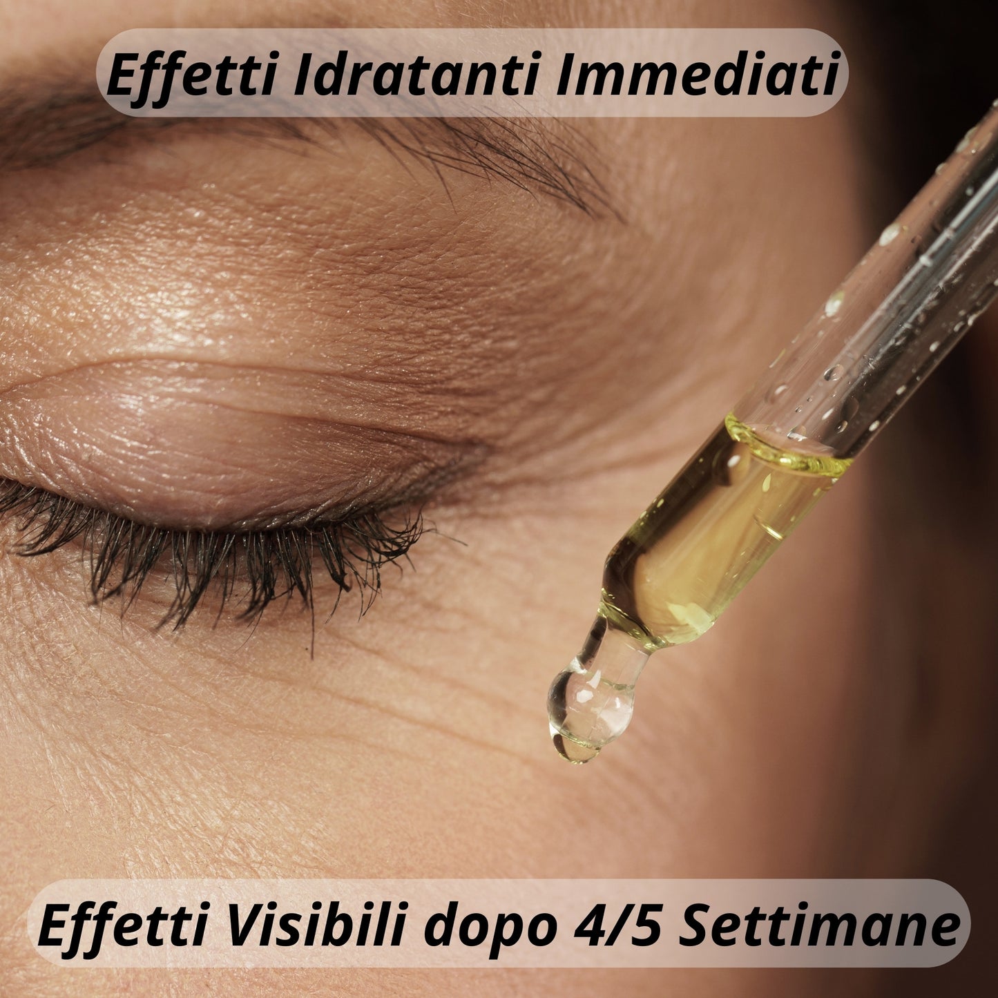 Siero Viso Antiage Vegano e Biologico - con Acido Ialuronico, Cellule Staminali di Mela e Olio di Oliva