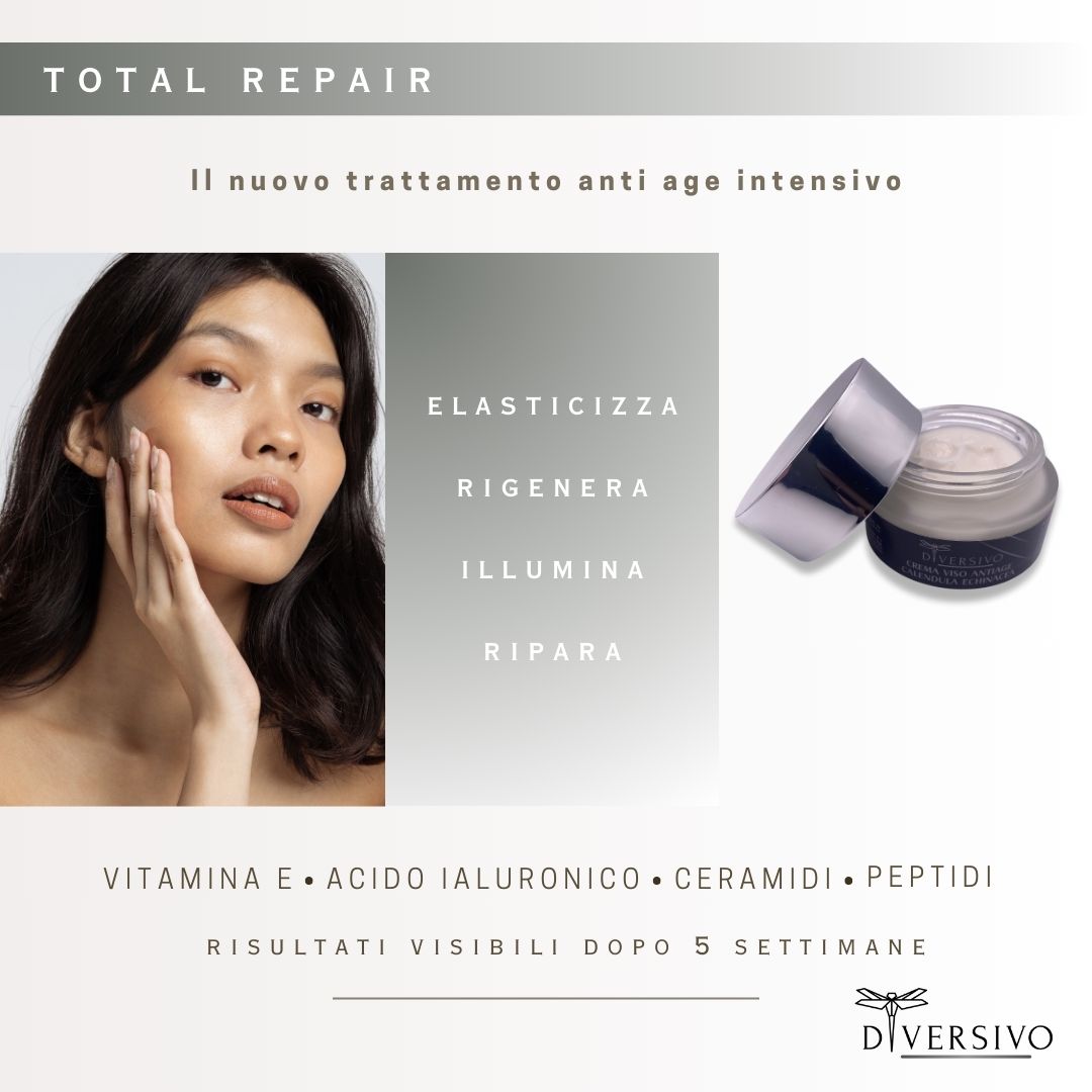 Crema Viso Antirughe Bio con Calendula Echinacea