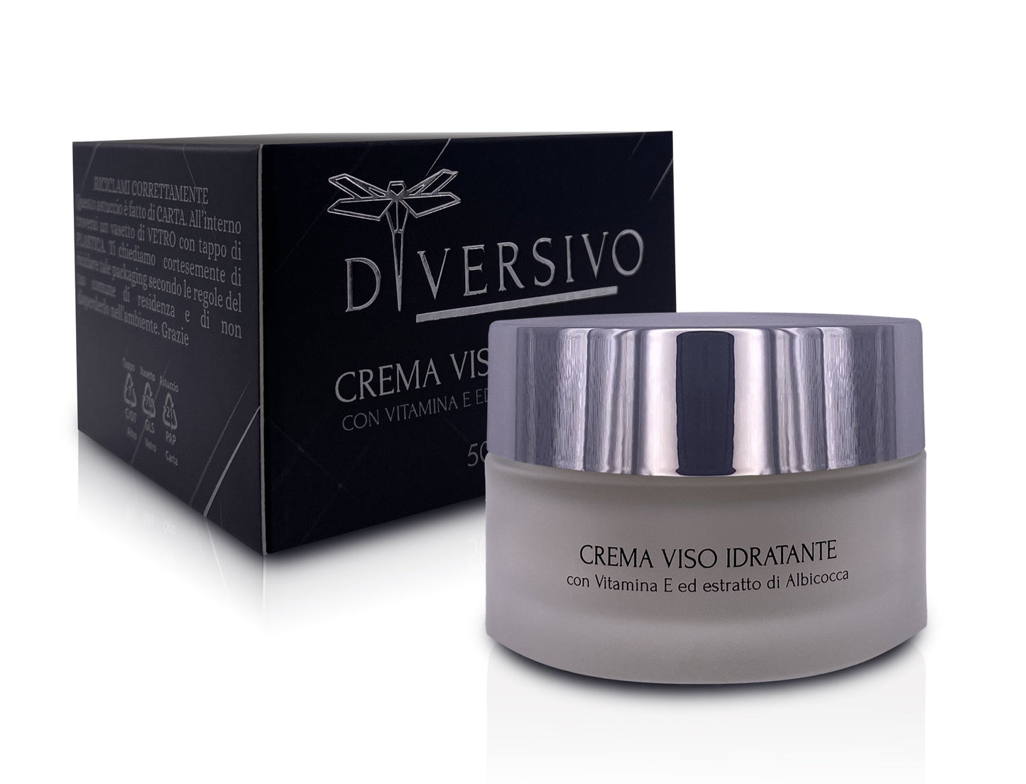 Crema Viso idratante con vitamina E ed estratto di Albicocca