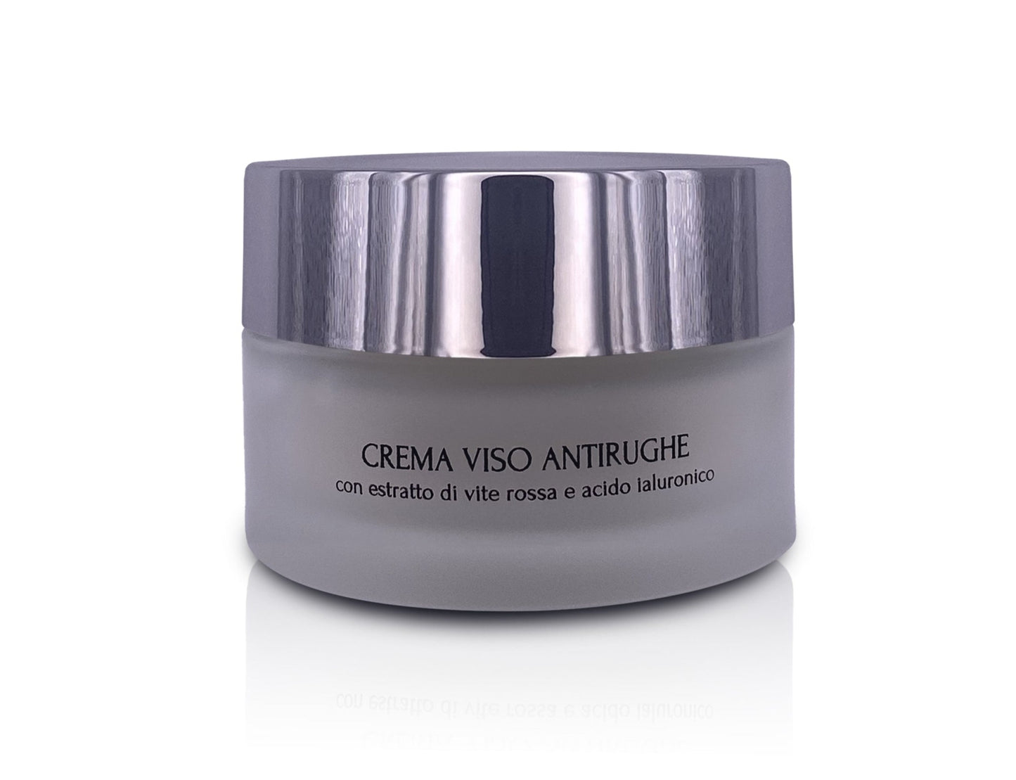 Crema Viso antirughe Giorno con Vite Rossa, Acido Ialuronico e Aloe Vera