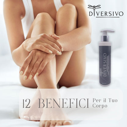 DIVERSIVO - Crema Corpo Bio Rassodante con Calendula, Melissa e Menta