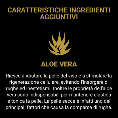 Siero e Crema con Bava Di Lumaca 98% e 75%  Acido Ialuronico Antirughe e Aloe Vera